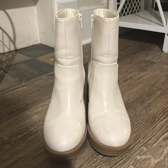 White Booties - Picture 2 of 3